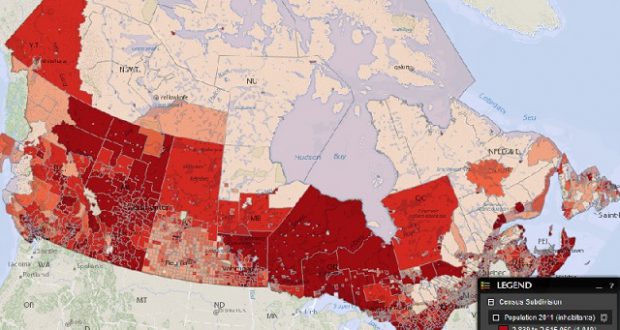 Indice demografico del Canada
